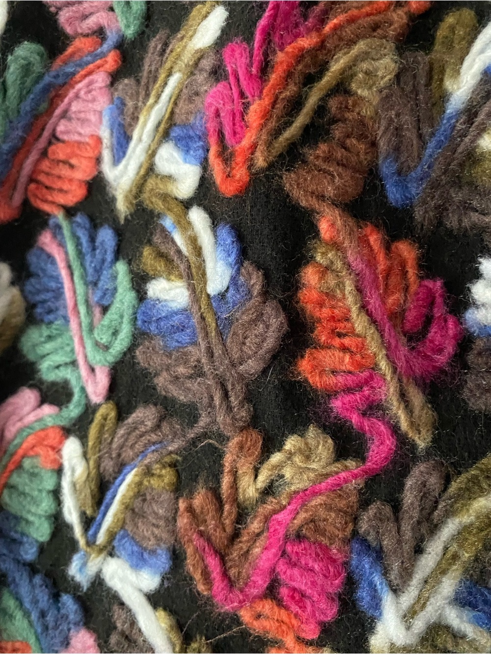 PIPER & SCOOT Multicolor Statement Embroidered Boho Statement Long Coat Size S - Picture 6 of 7